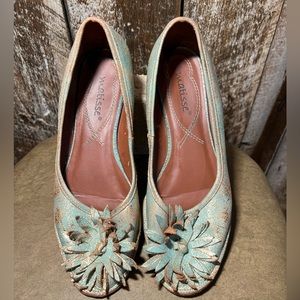 Matisse Floral Leather Ballet Flat